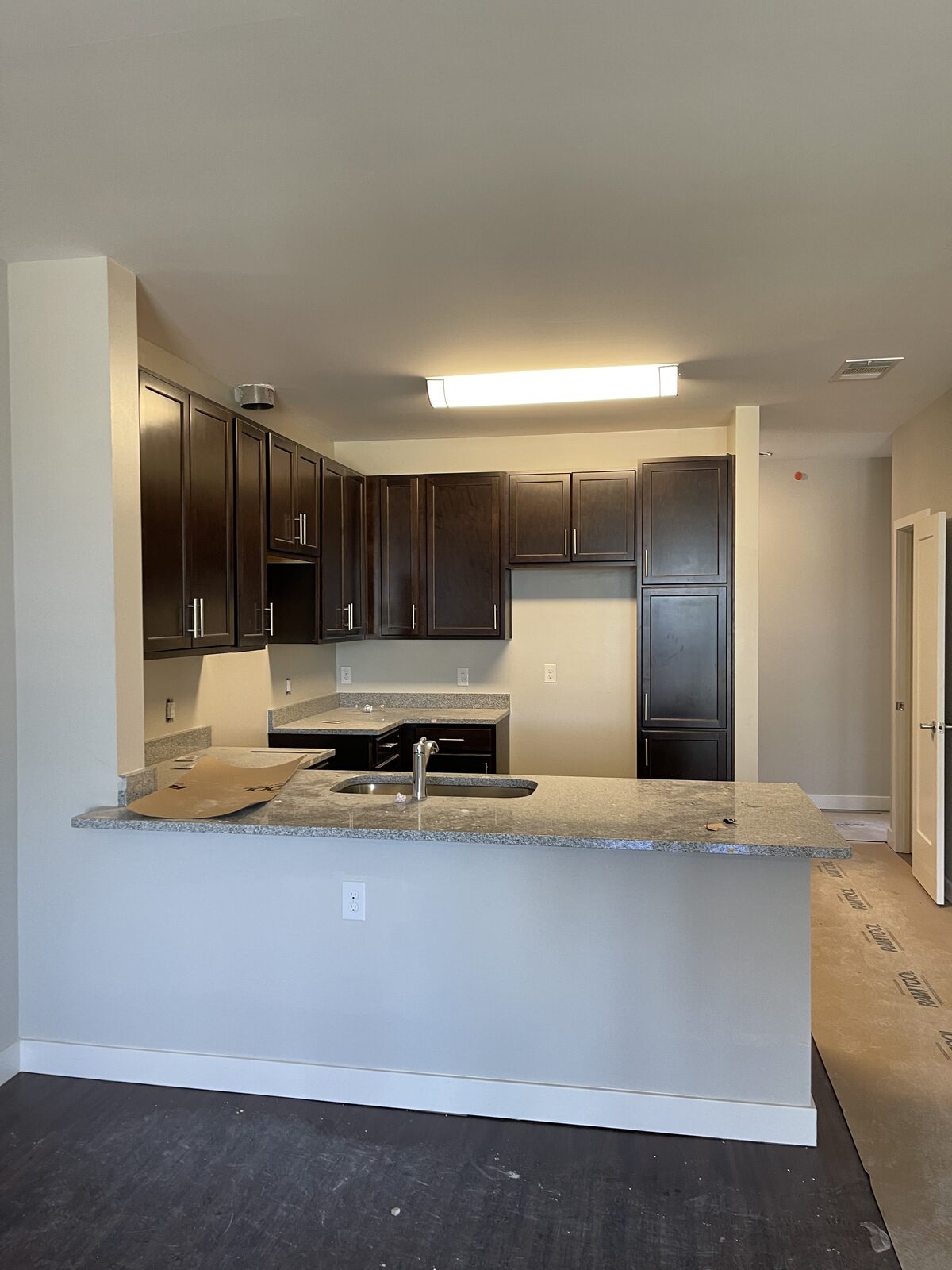 Shared dining and kitchen space in a Convivium community